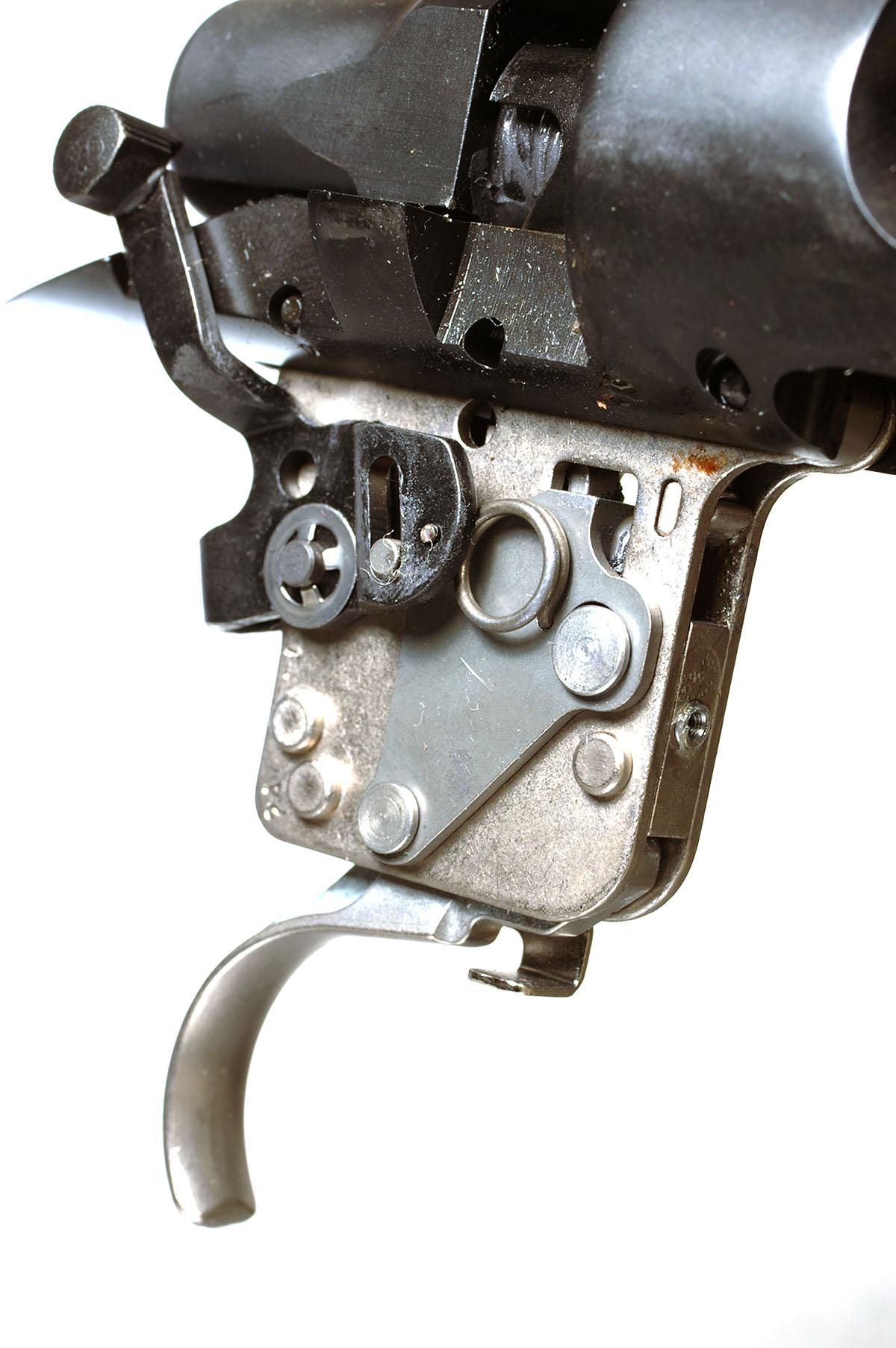 Remington’s X-Mark Pro Trigger: For decades the trigger on Remington Model 700s and Model Sevens was fully adjustable for let- off, weight and overtravel. Legal woes the last few years, though, resulted in a trigger that was, to put it politely, less than adequate. Now Remington is back with a great trigger in its X-Mark Pro Trigger. The X-Mark on the Model Seven .17 Fireball I shot had no creep or overtravel. However, its release weight was over 4.5 pounds, as high as my gauge registers. One full turn of the weight adjustment screw in the front of the trigger body lightened the pull to 3 pounds. The short-action Model Seven features Remington’s X-Mark Pro Trigger.