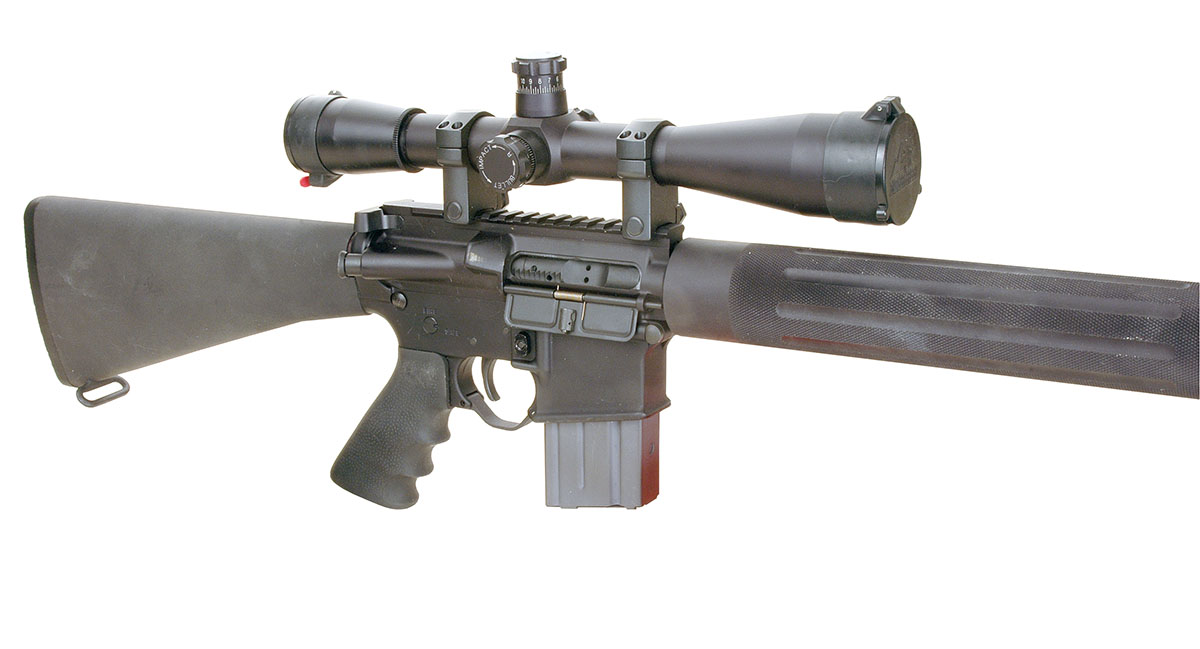 The Rock River A4 Varmint rifle proved to be capable of fine accuracy.