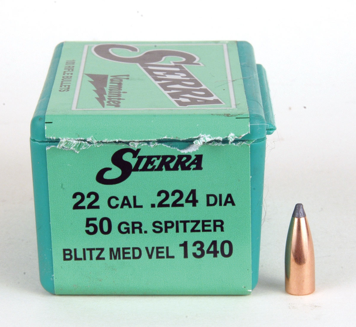 ...and his first conundrum was that the Sierra 50-grain Blitz disappeared in flight.