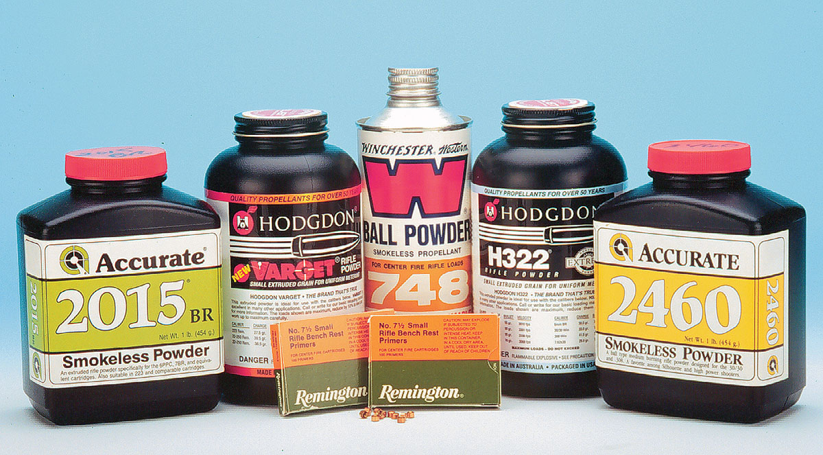 Medium to medium-slow propellants were the order of the day when it came to the .22 BR.