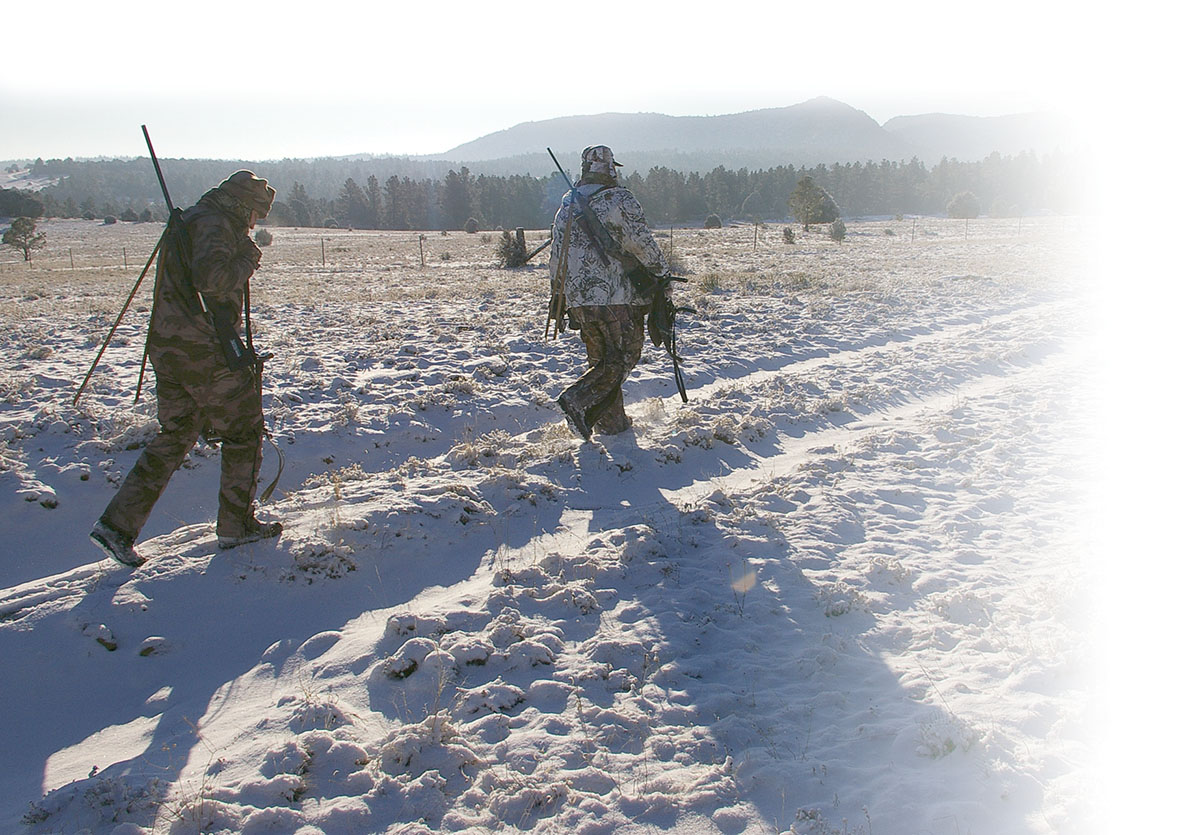 Calling in the wide open of the West often requires a cartridge like the 220 Swift to make a long-range shot when coyotes hang up and refuse to come any closer.