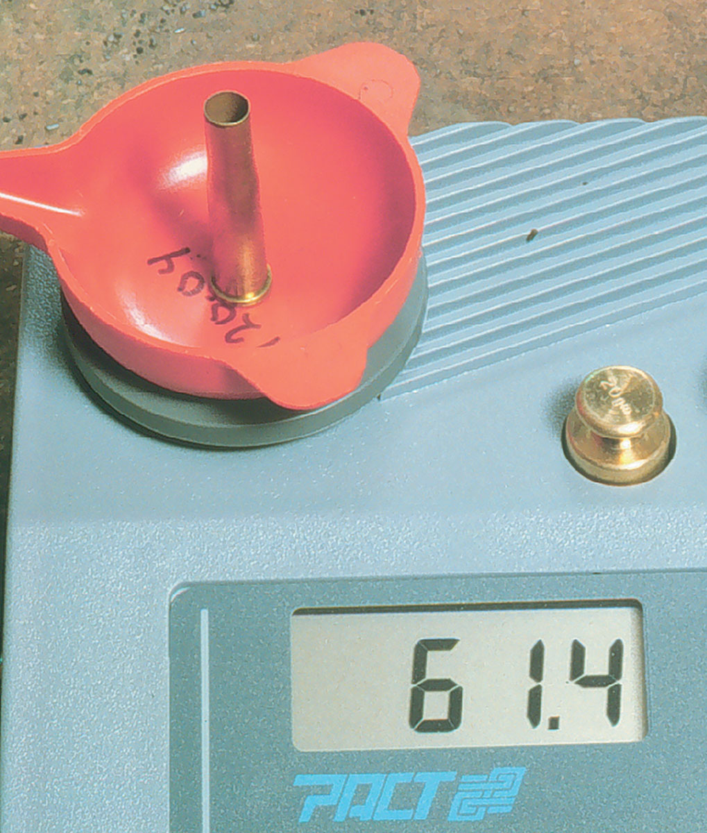 Hornet cases are very different as demonstrated by the Sako case (left) and the Remington-Peters case (right).