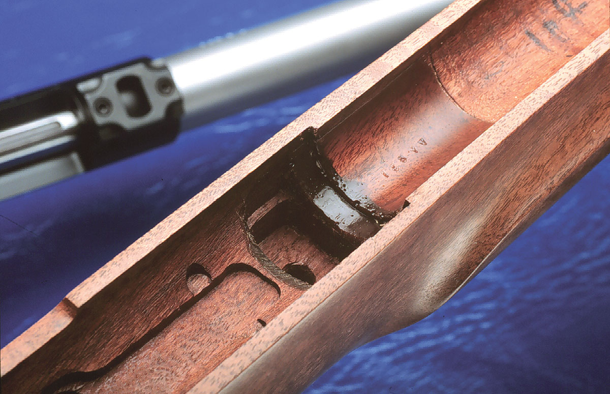 Workmanship is precise around the action.