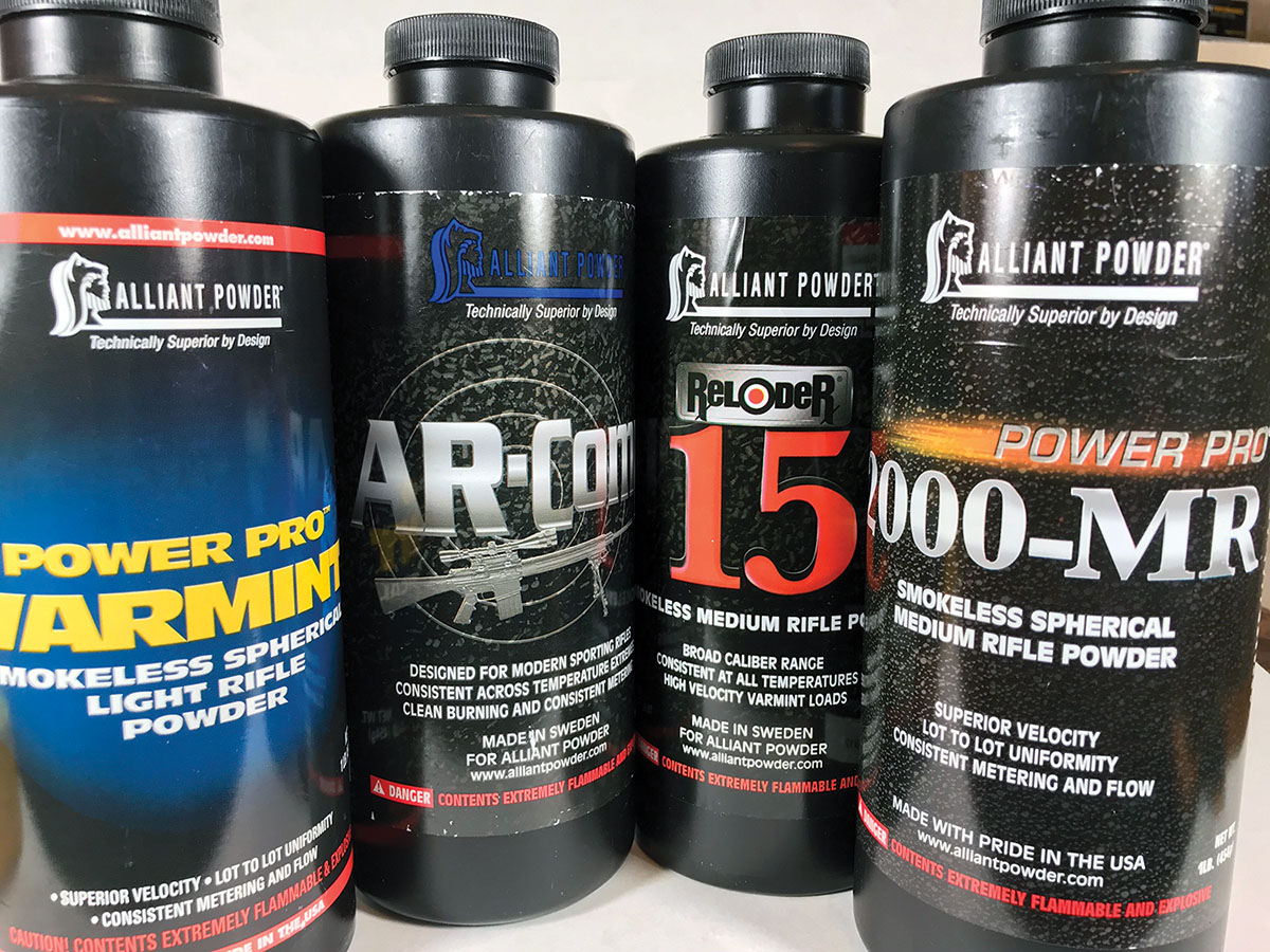 When the rifle was tested, a limited amount of reloading data for the 224 Valkyrie with Alliant Power Pro Varmint, AR-Comp, RL-15 and Power Pro 2000-MR was available.