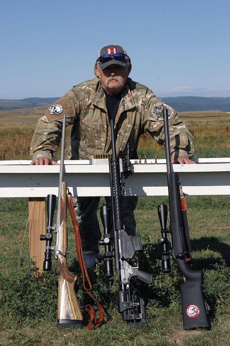 These 6.5 Creedmoor rifles include (left to right): a Ruger Hawkeye Predator, Ruger Precision Rifle SR 6.5 and a Savage Model 10 Heavy Target/Varmint.