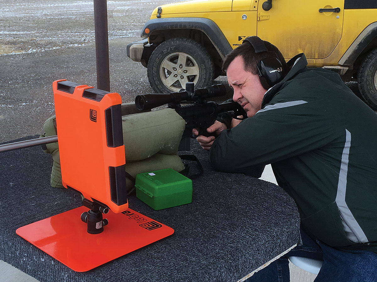 The day Rob shot for accuracy was windy and cold, but the rifle and loads performed beyond expectations.