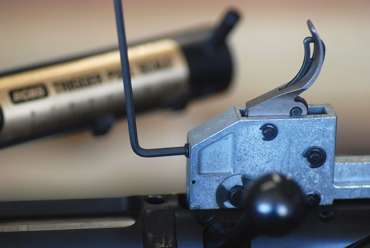 Ruger American rifles come with Ruger’s adjustable Marksman trigger. The trigger is easy to adjust with an Allen wrench once the action is removed from the stock. The test rifle’s trigger pull was set at 3.5 pounds prior to shooting.