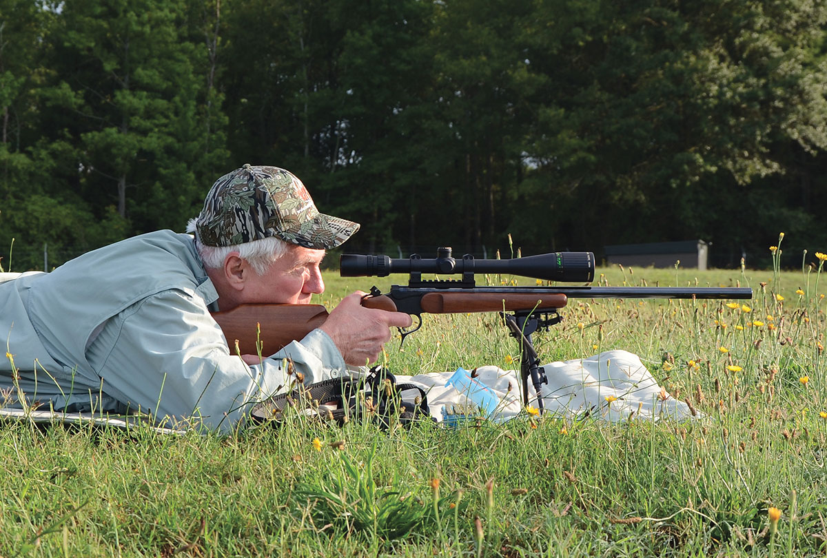 An SSK Industries 17 Ackley Hornet was used to test handloads.