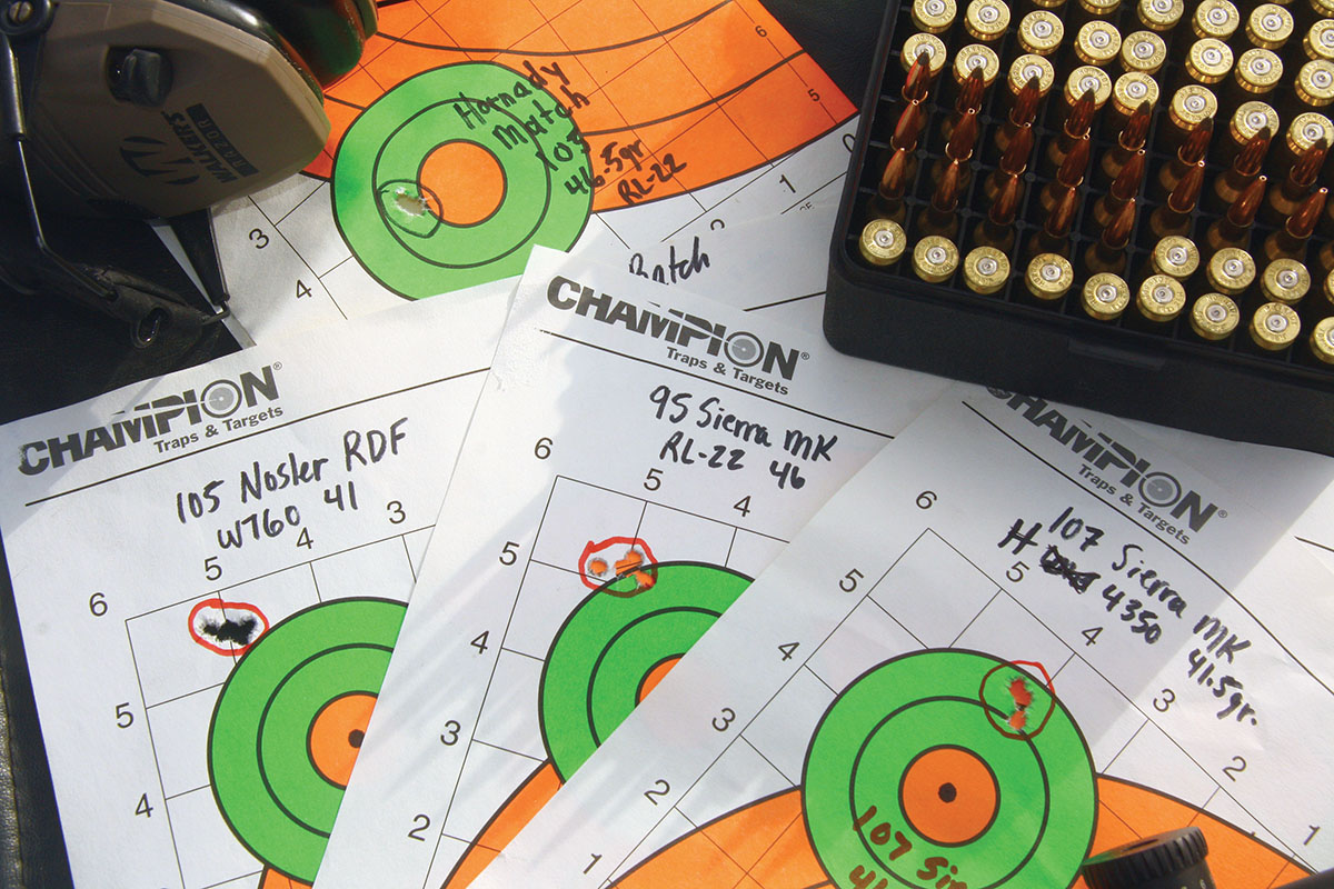 The 244/6mm Remington is sometimes believed to be slightly less accurate than the 243 Winchester. Patrick did not necessarily find that to be the case, as evidenced here.