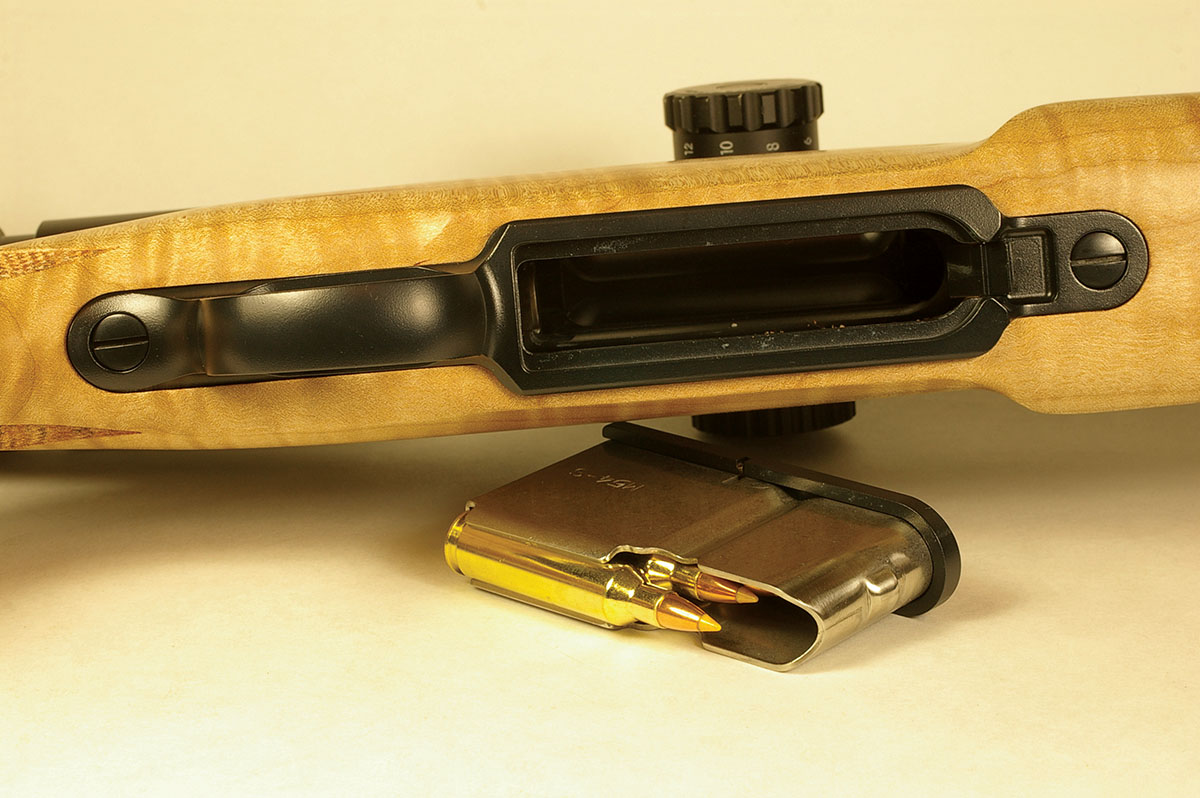 Cooper’s Model 54 has a three-round, detachable magazine.