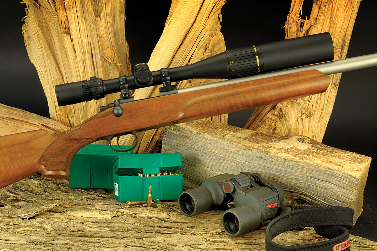 A Cooper Model 38 single-shot rifle with a Bushnell Elite 3200 5-15x scope mounted in Leupold rings was used for range testing.