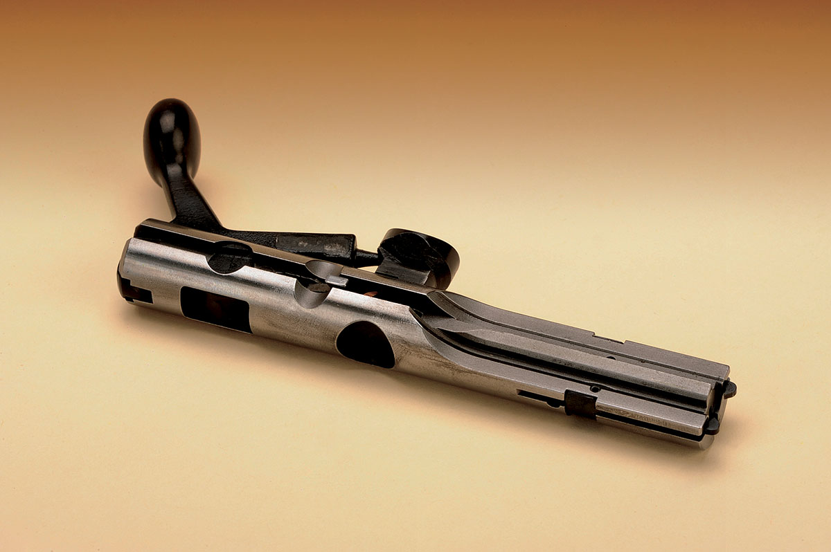 A view of the underside of the bolt shows the attention to detail that Browning is famous for on all its products. Note the twin extractors.