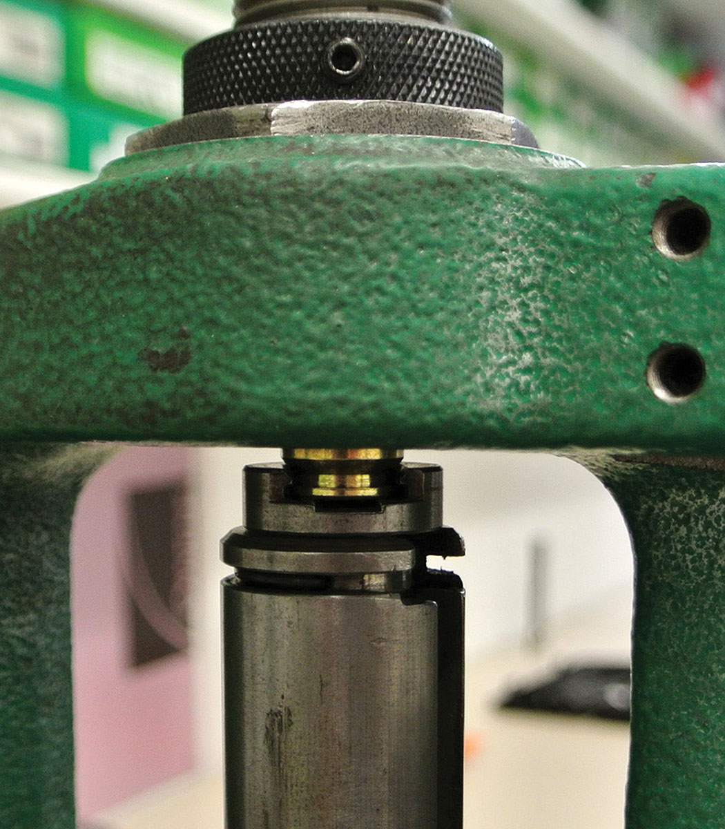 The necks of fireformed cases were sized with enough tension to hold the bullets, but the cases were not fully resized. The result was a tight-fitting cartridge that perfectly matched the chamber.