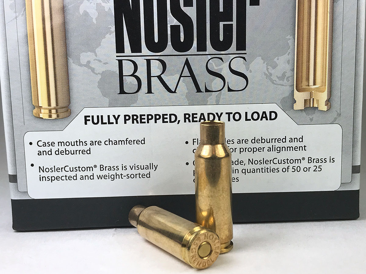 Nosler 6.5 Grendel cases were used to test loads.