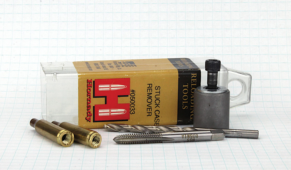 A Hornady stuck case tool is an integral part of the wildcatters’ tool box.