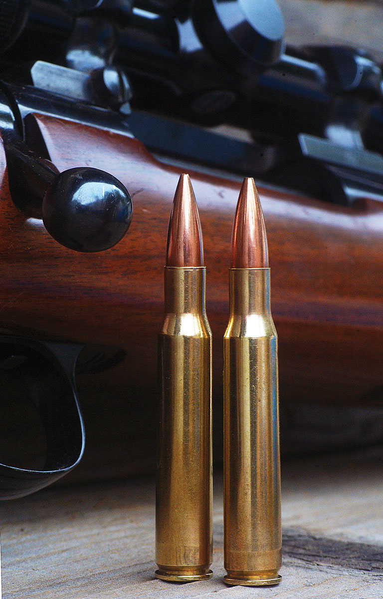The 30-06 may not be a “varmint round,” but a lot of big-game rifles in this 100-plus-year-old cartridge are capable of accuracy to rival most production varmint rifles. Pushing 110-grain bullets to 3,400 fps and 125 grainers to 3,150 fps or so also makes it an impressive performer on varmints. These lighter recoiling loads also make for great practice prior to big-game hunts.