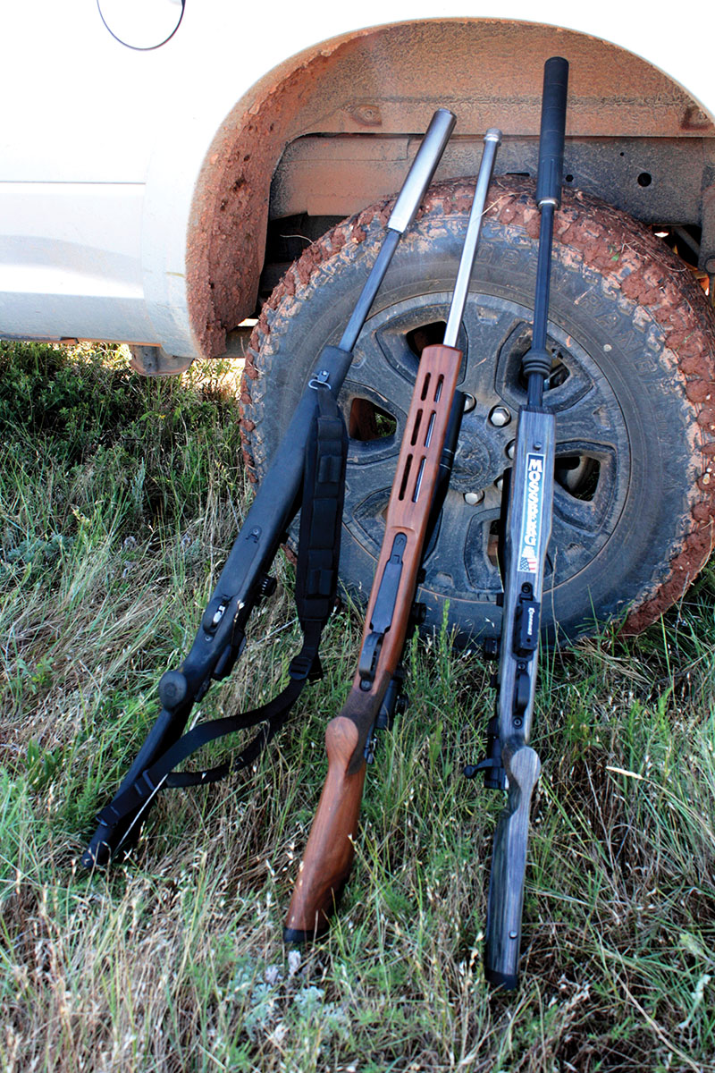 During a hot and heavy varmint shoot, suppressors become smoking hot. Though they are rated for automatic fire, Patrick takes regular breaks to allow them to cool off.