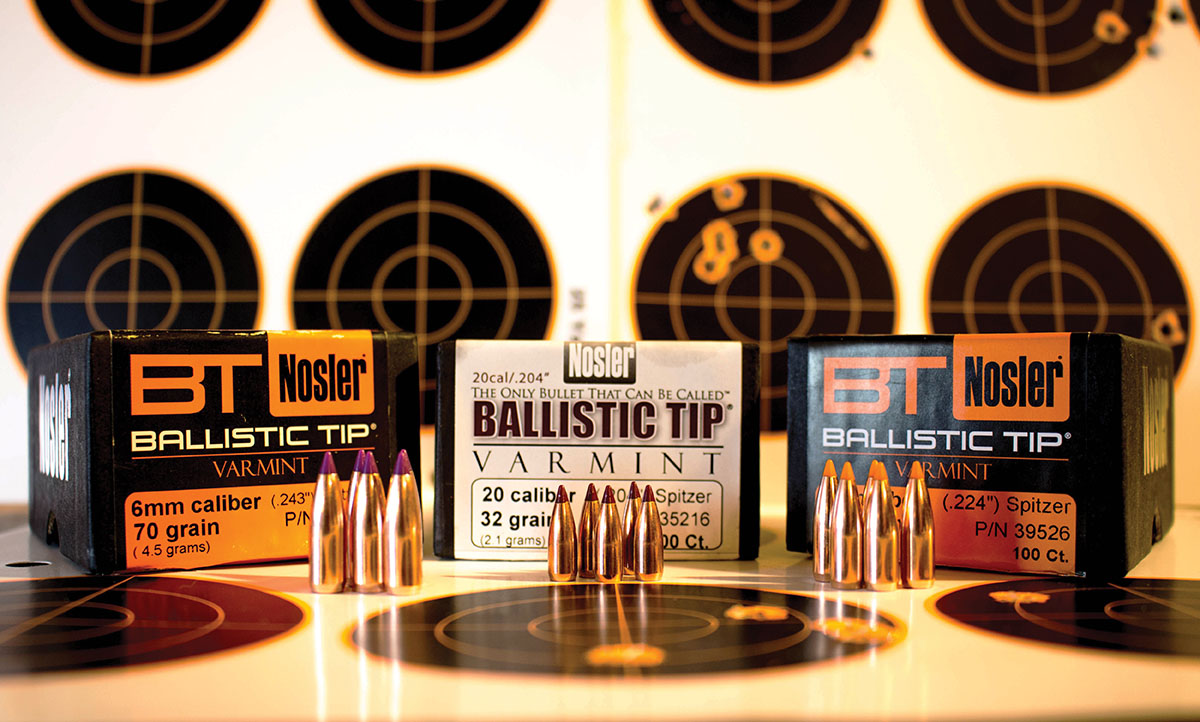 Nosler’s Ballistic Tip Varmint line will quickly become a varmint/predator hunter’s friend.