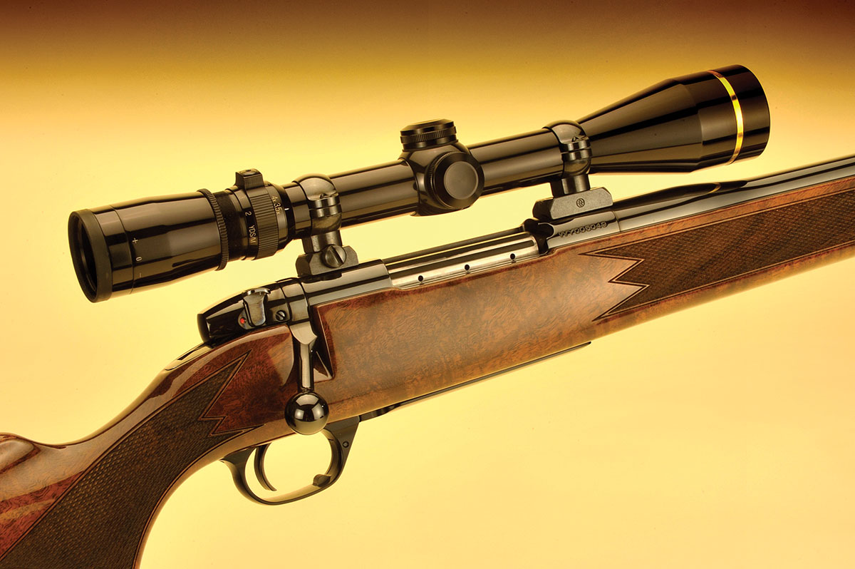 Note the detailing that makes a Weatherby rifle a great choice for the discriminating hunter – fine wood, clean checkering, high polish and conservative lines.