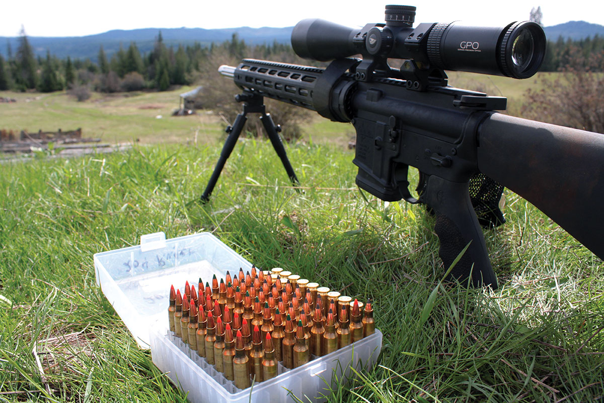 Patrick received the Rock River .204 Ruger at the onset of Idaho ground squirrel season, so naturally put it to work before tedious bench work began.