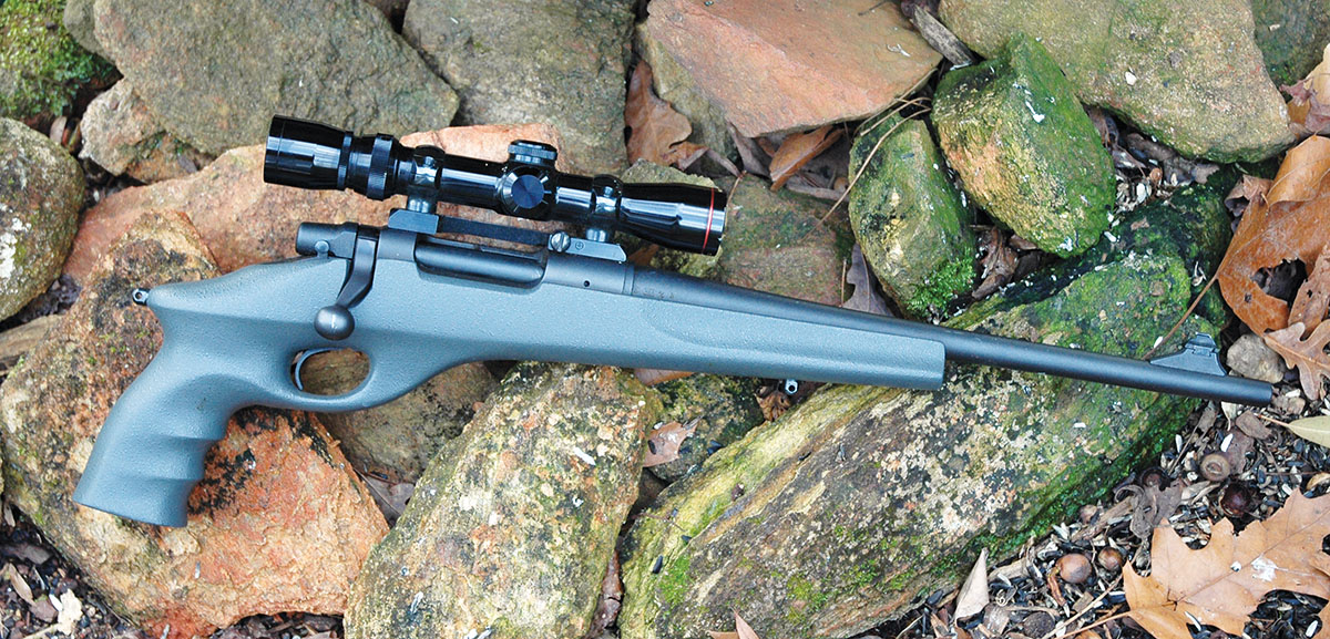 The XP-100R was the latest variation of the handgun to be introduced and is actually on the Remington Model Seven rifle action.