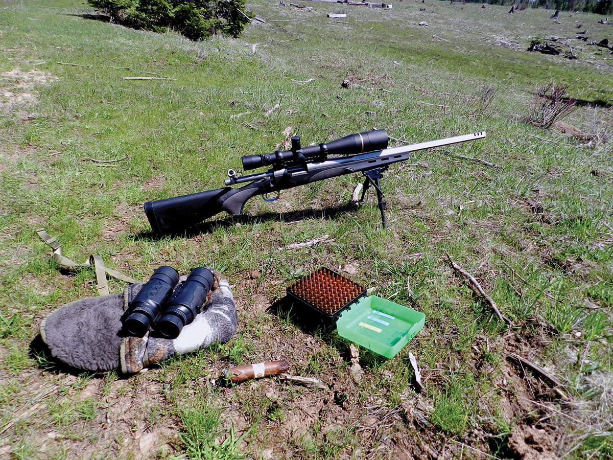 Patrick’s workhorse Remington 700 VTR SS has been topped with many optics. This Leupold VX-3i 8.5-25x 50mm CDS Target includes covered turrets. It is more than enough glass for the .223’s capabilities.