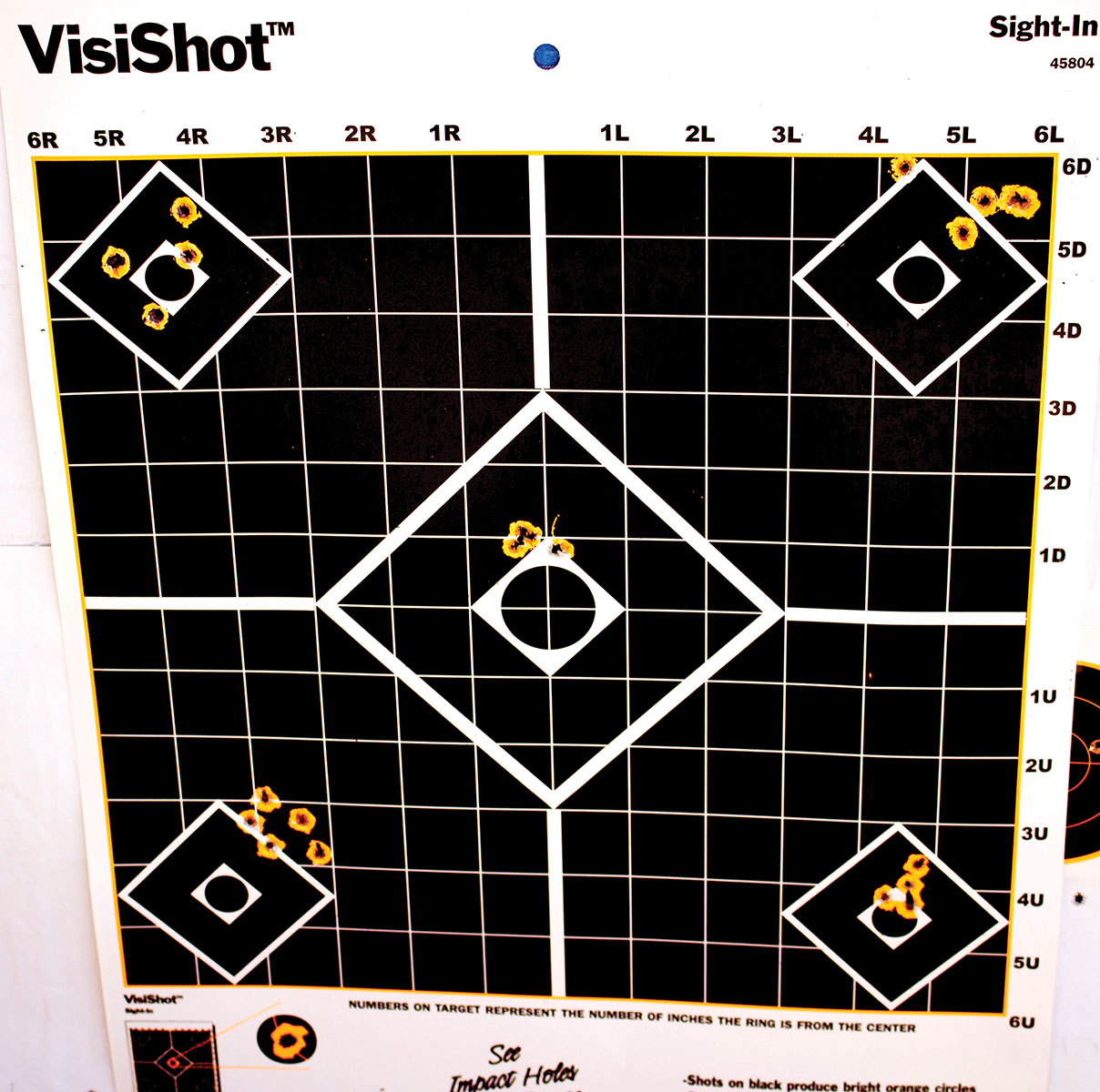 Accuracy testing for the .22 WMR showed a considerable difference in the groups with various loads.