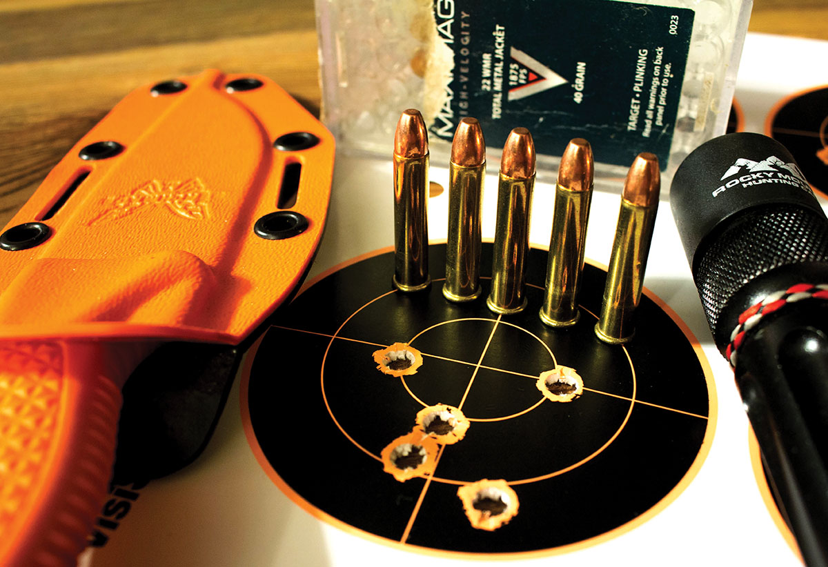 CCI’s Maxi-Mag 40-grain FMJ load is a sound choice for hunting furbearers, as it will minimize pelt damage.