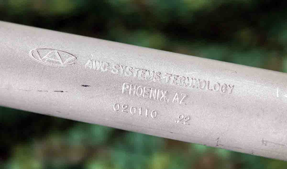 The barrel/suppressor is now a permanent assembly, serial numbered in accordance with NFA rules.