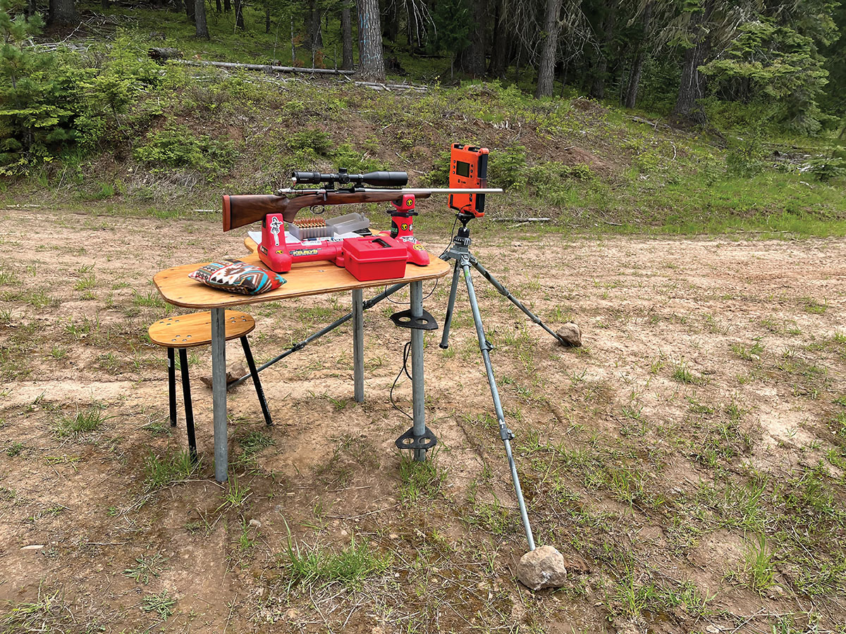 All shooting was conducted atop a heavy portable bench and supported by an MTM Case-Gard K-Zone rifle rest. Velocities were captured by a LabRadar Doppler radar unit.