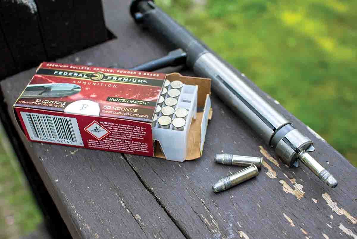The Savage Mark II bolt is lightweight, yet cycles cartridges perfectly.