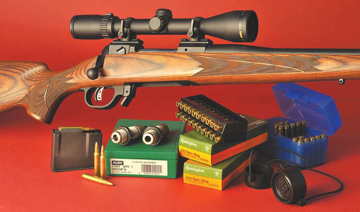 Working with a Shaw Custom Mark X rifle, Stan was able to get one chambered for the almost forgotten 222 Remington Magnum cartridge. With all the components still available, this combination of rifle and cartridge turned out to be an enjoyable experience.