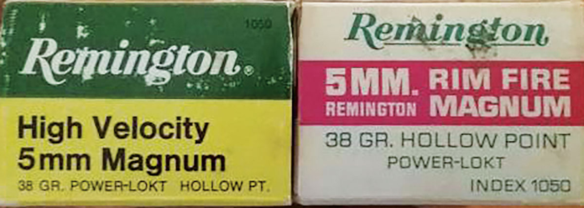 Remington ammunition was loaded with a 38-grain Power-Lokt, hollowpoint bullet at a velocity of 2,100 feet per second from a 24-inch barrel.