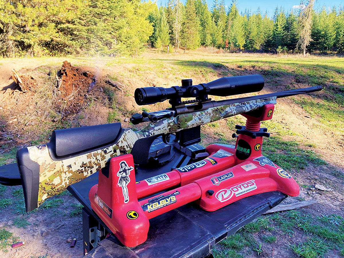 The rifle was a Franchi Momentum Elite Varmint with heavy fluted barrel with a 1:7 twist and a detachable magazine.