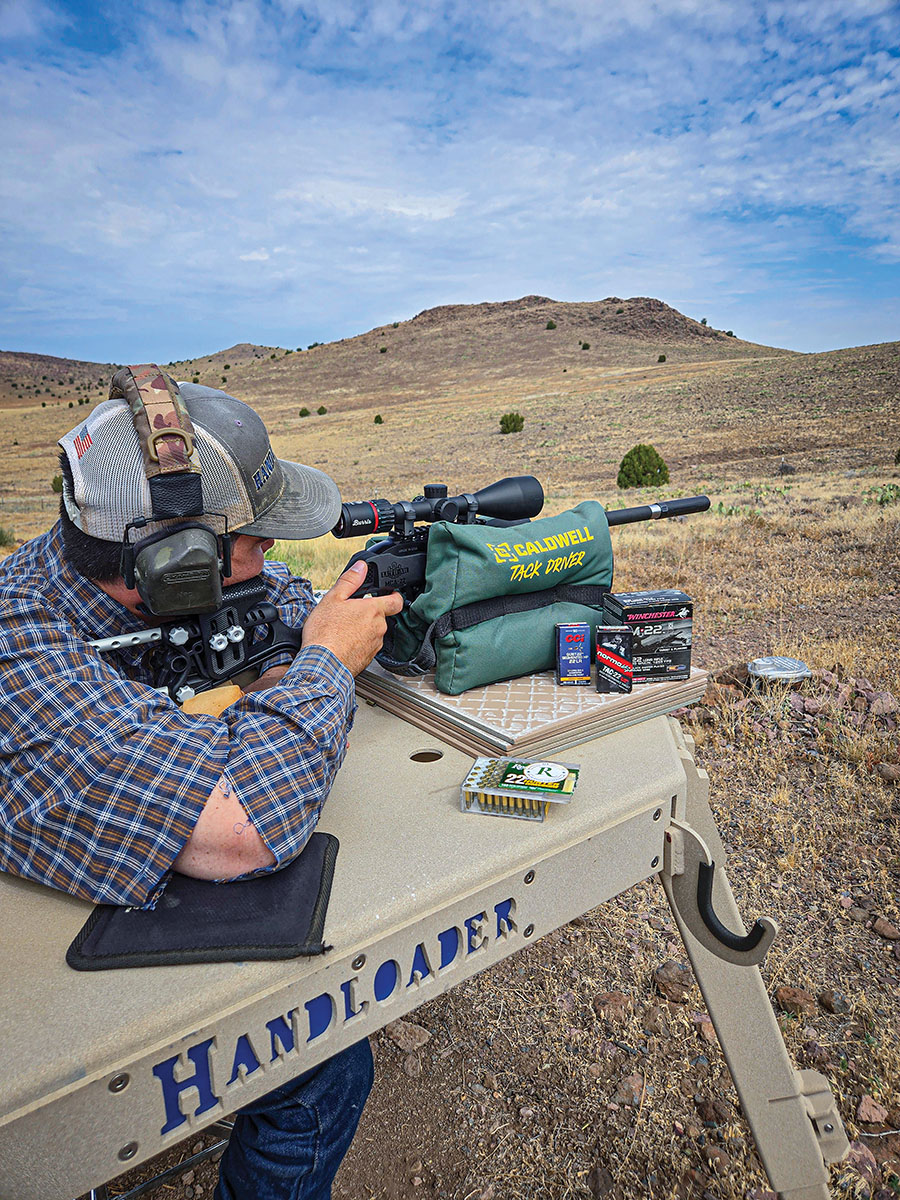 Much time was devoted to bench testing accuracy and various types of ammunition to get an idea of how accurate and reliable this rifle would be.