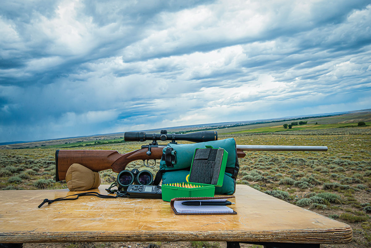 The Cooper Model 38 seemed to be an ideal choice for culling large dogtowns from a portable shooting bench in Wyoming.