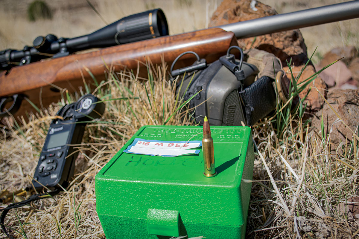 The 218 Mashburn Bee is essentially an “improved” version of the original 218 Bee with the shoulder of the case blown forward, which notably improves case capacity and, as a result, velocity and terminal performance.