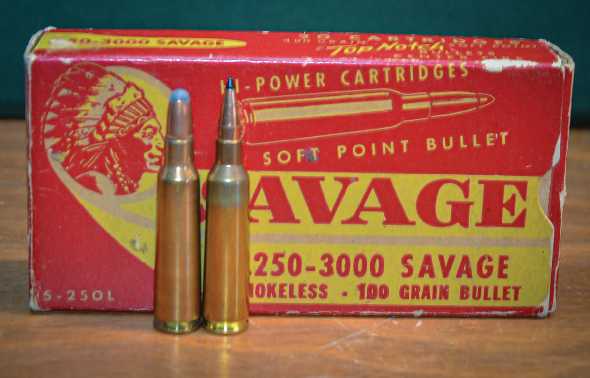 Soon after rifle designer and builder Charles Newton shortened the 30-06 case and necked it down for 257-inch bullets, Savage Arms introduced it in 1915 as the 250-3000 Savage. Newton then necked that case down for .228-inch bullets a about 15 years later, gunsmith Jerry Gebby loaded the Newton cartridge with bullets with a more common diameter of .224 inch and trademarked the cartridge it as the 22 Varminter. Remington tamed the wildcat in 1967 as the 22-250. Cartridges are 250 Savage (left) and 22-250 (right).